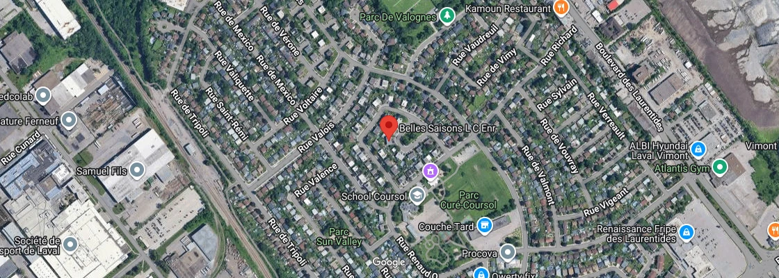 Aperçu de la carte - Belles Saisons L.C. Enr.